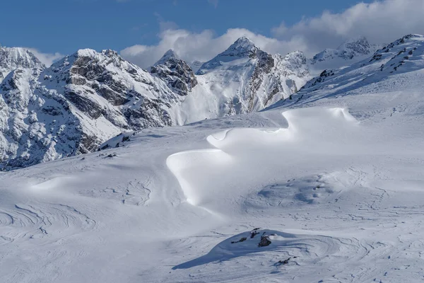 Panorama Del Grupo Ortler Los Alpes Italianos — Foto de Stock