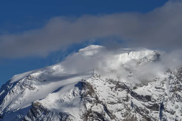 Ortler Berg 3905M Från Stelvio Pass Norra Italien — Stockfoto