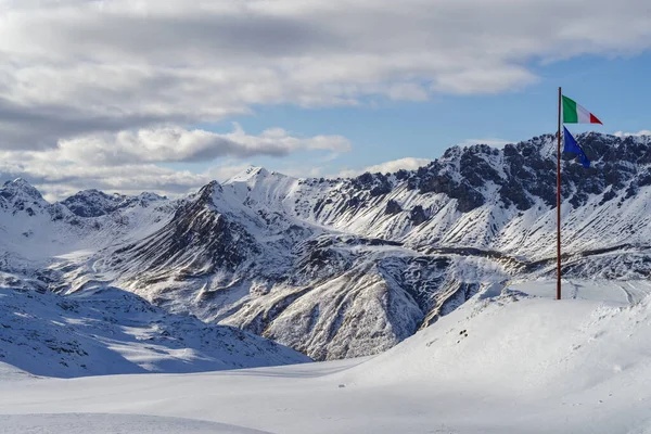 南Rhaetian Alps オルレス セヴェデーレ山脈の景色 ステルヴィオ国立公園 イタリア — ストック写真