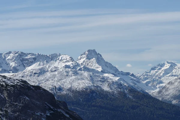 Braulio Valley Mountain Range Sondrio Province Valtellina Lombardy Italy — Stock Photo, Image