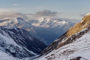 Braulio vadisi sıradağları, Sondrio ili, Valtellina, Lombardy, İtalya