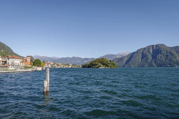 Jezero Como Vidělo Ossuccio Provincie Como Lombardie Severní Itálie — Stock fotografie