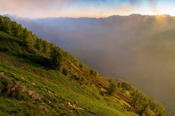 Alpi Marittime Valle Roya Confine Italo Francese — Foto Stock