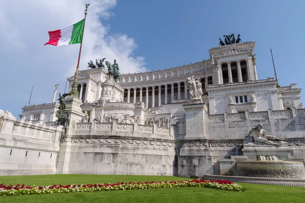 Rome Italië Juni 2021 Piazza Venezia Rome Monument Van Victor — Stockfoto