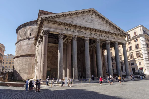 Rome Italy June 2021 Exterior Pantheon Rome Italy Unesco World — Stockfoto