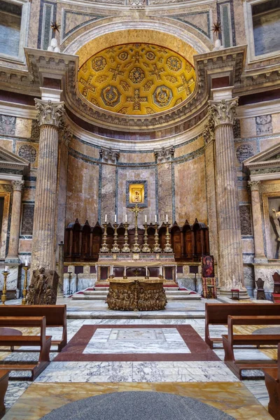 Rome Italië Juni 2021 Interieur Uitzicht Het Pantheon Rome Unesco — Stockfoto