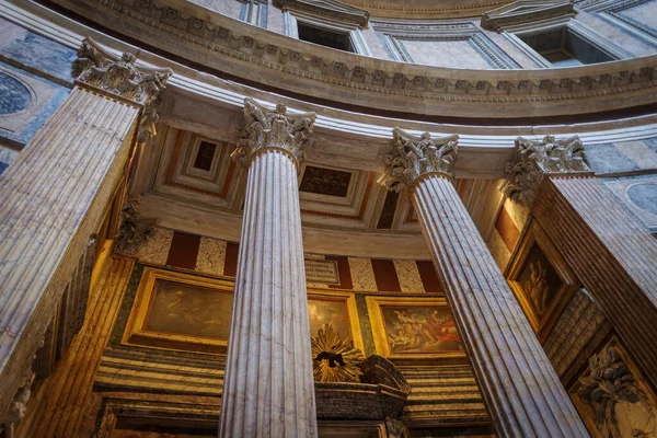 Roma Italia Junio 2021 Vista Interior Del Panteón Roma Patrimonio — Foto de Stock