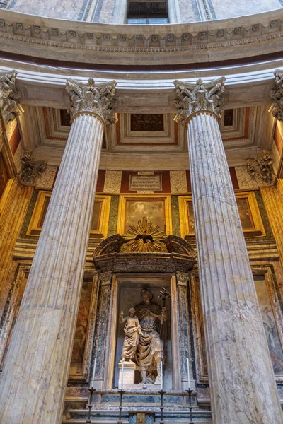 Rome Italië Juni 2021 Interieur Uitzicht Het Pantheon Rome Unesco — Stockfoto