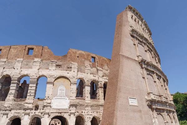 Colosseum Även Känd Som Flavias Amfiteater Unescos Världsarvslista Rom Italien — Stockfoto