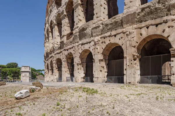Colosseum Más Néven Flavian Amphitheatre Unesco Világörökségi Lista Róma Olaszország — Stock Fotó