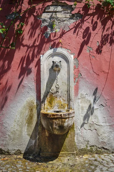 Drinking Water Fountain Street Rome — Stock Photo, Image