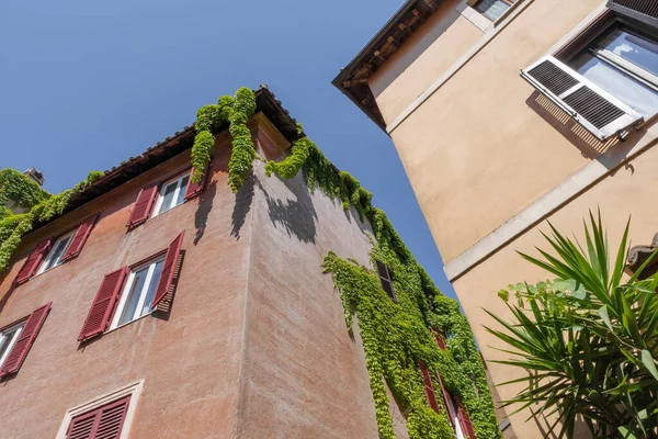 Casas Centro Histórico Roma Italia —  Fotos de Stock