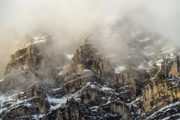 Hiver Dans Les Alpes Ligures Région Piémont Nord Ouest Italie — Photo