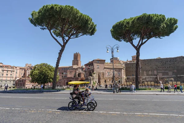 Rom Italien Juni 2021 Forum Trajan Blick Von Der Dei — Stockfoto