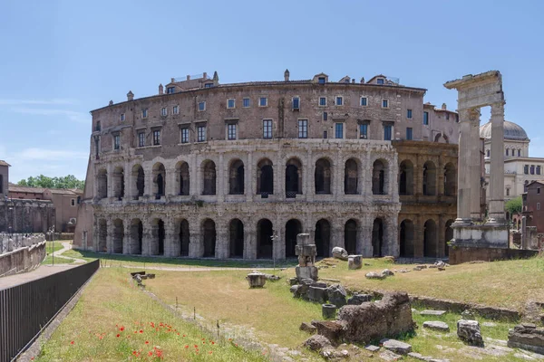 Antika Utomhus Teater Marcellus Rom Italien — Stockfoto