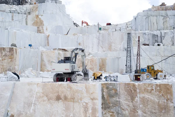 Ein Carraran Marmor Steinbruch — Stockfoto