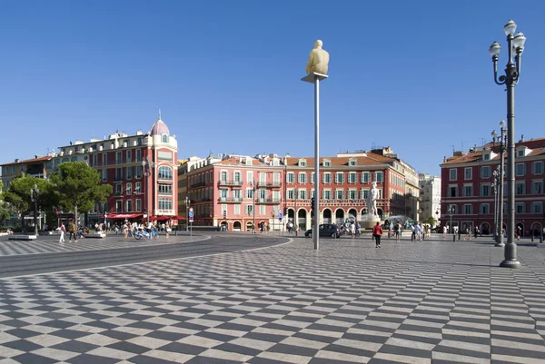 Nice, Franciaország. Massena tér — Stock Fotó