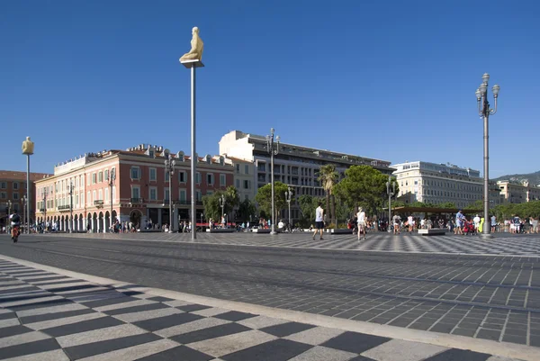Nice, Francie. náměstí Masséna — Stock fotografie