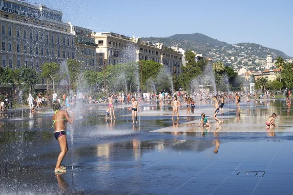 Promenade du Paillon, Nizza, Francia — Foto Stock