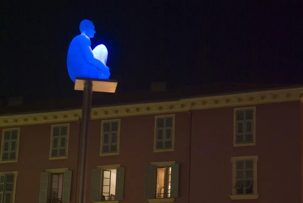 Figure in Place Massena a Nizza, Francia — Foto Stock