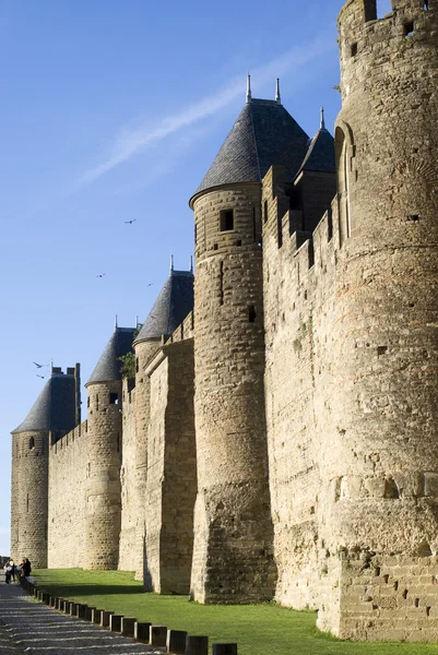 Kuvvetlendirilmiş Carcassonne şehir — Stok fotoğraf
