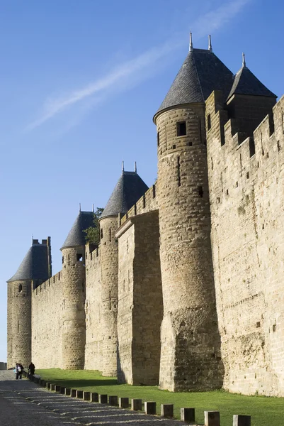 La ville fortifiée de Carcassonne — Photo