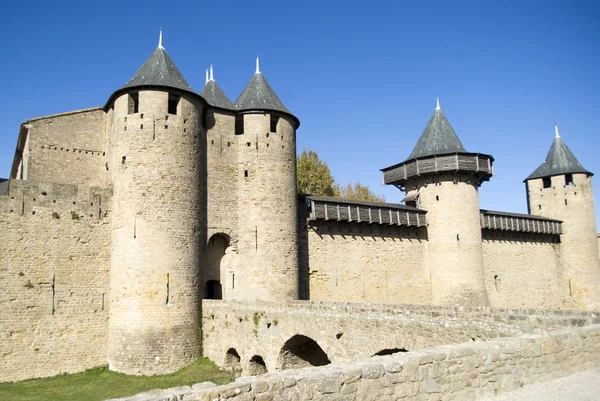 Kuvvetlendirilmiş Carcassonne şehir — Stok fotoğraf