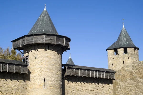 La città fortificata di Carcassonne — Foto Stock