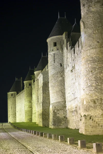 Den berikat staden Carcassonne — Stockfoto