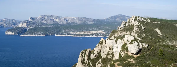 Vista panorámica del Parque Nacional de Calanques — Foto de Stock