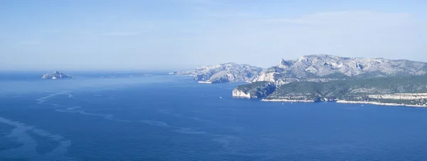 Vista panorámica del Parque Nacional de Calanques — Foto de Stock