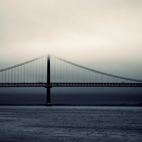 Most 25 kwietnia w Lizbonie — Zdjęcie stockowe