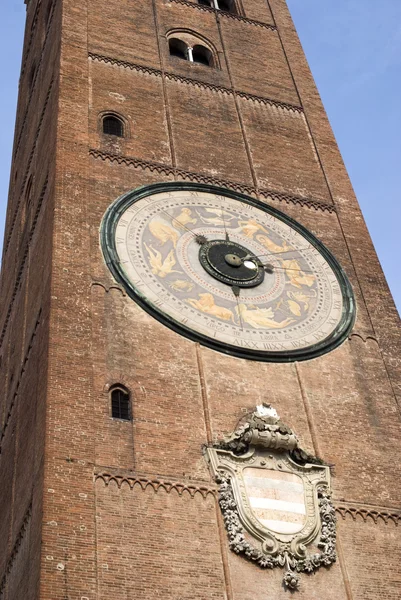 クレモナのトラッツォ鐘楼 — ストック写真
