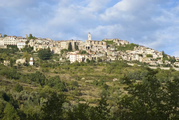 Italië. Provincie Imperia. Middeleeuws dorp Triora — Stockfoto