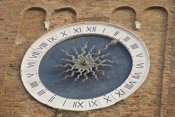 Chioggia, Italy. Tower clock — Stock Photo, Image