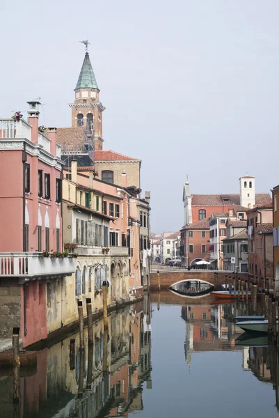 Italia, Chioggia. Vista del Canal Vena — Foto de Stock