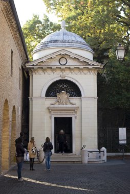 Dante's tomb in Ravenna clipart