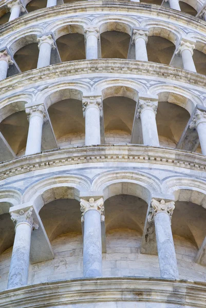 La torre inclinada de Pisa — Foto de Stock