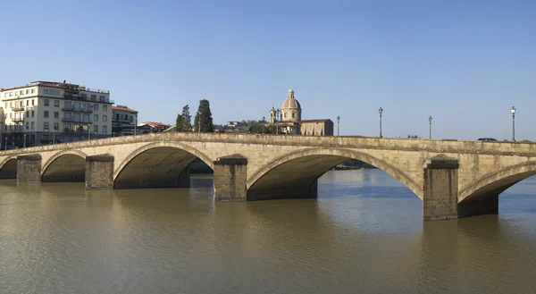 Ponte di pietra di Firenze — Foto Stock