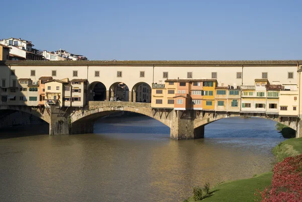 We Florencji. Mostu Ponte Vecchio — Zdjęcie stockowe
