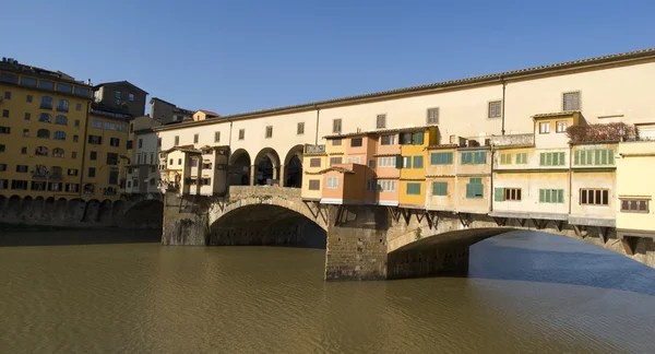 Florenz. Brücke Ponte Vecchio — Stockfoto