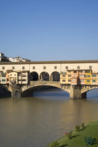 We Florencji. Mostu Ponte Vecchio — Zdjęcie stockowe