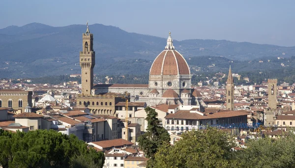 Florence. Uitzicht op de stad uit de heuvels — Stockfoto