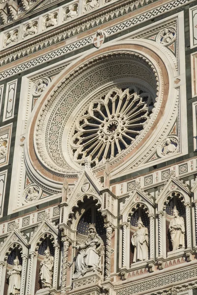 Architecturale details van florence kathedraal — Stockfoto