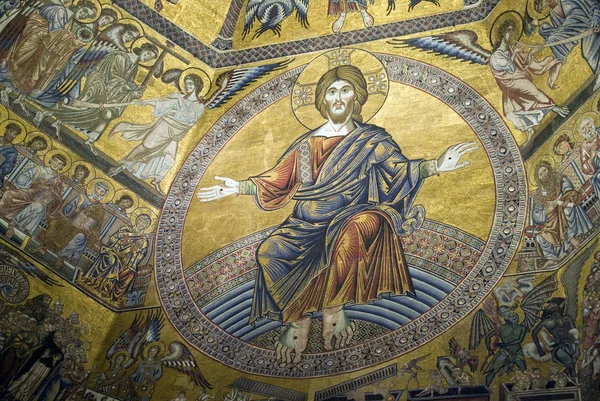 Ceiling mosaics of the Florence Baptistery — Stock Photo, Image