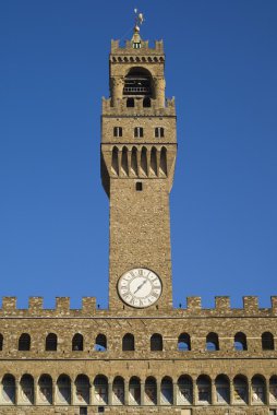 Kule palazzo vecchio, florence, İtalya