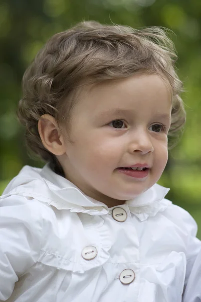 Bebe Fille Gros Plan Exterieur Uniquement Fille Bebe Stock Photo