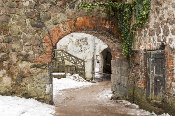 Hradní pevnost ve městě Vyborg, Rusko — Stock fotografie