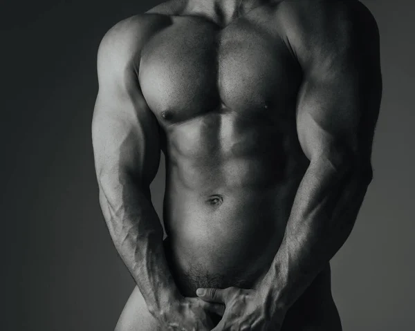 Torso Masculino Perto — Fotografia de Stock