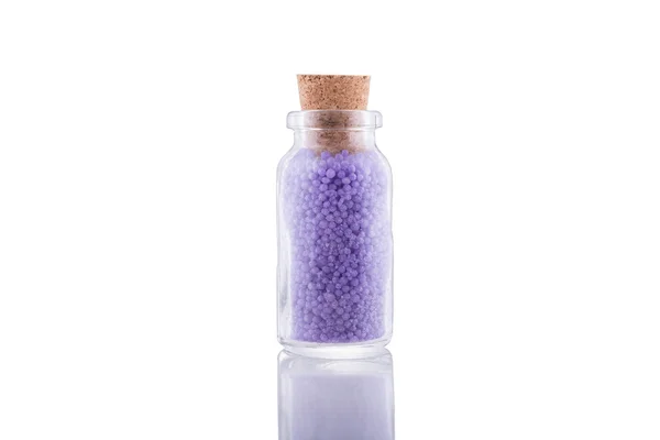Пурпурные гранулы — стоковое фото